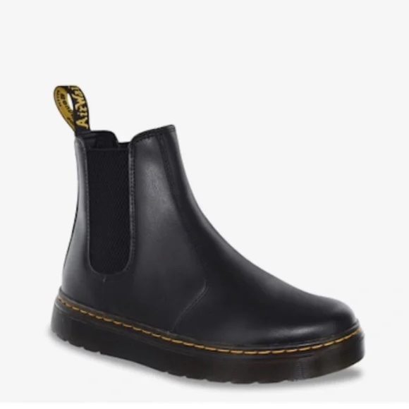Dr. Martens Unisex Leather Chelsea Boot Black M7 / W8 - Picture 7 of 11